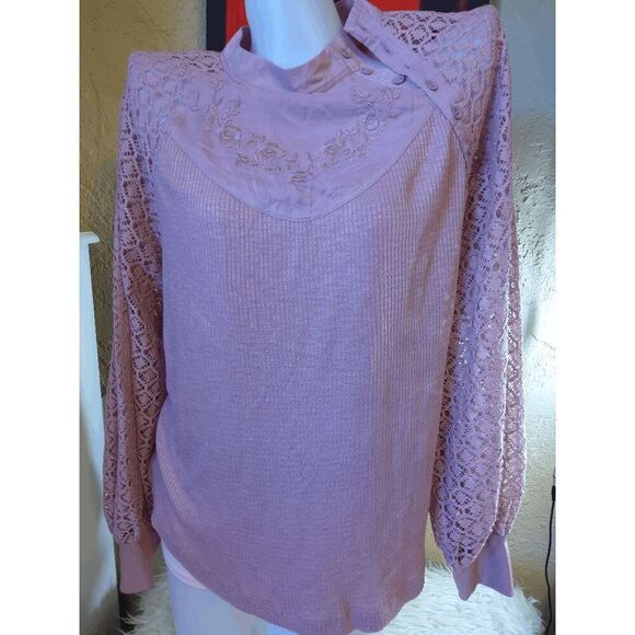 NWT Size Med Free People Sweetest Thing Thermal Top - Picture 2 of 4